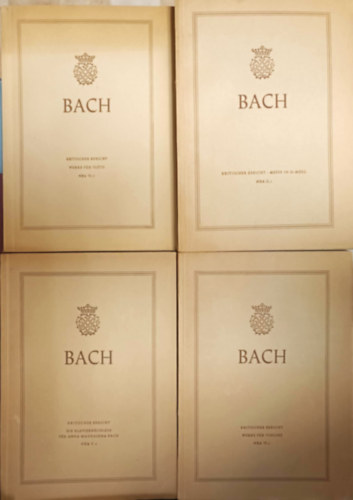 Johann Sebastian Bach - Johann Sebastian kritischer bericht paket buchen