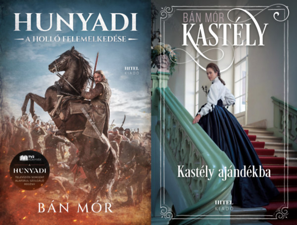 2 db Bn Mr trtnelmi regny: Hunyadi - A holl felemelkedse + Kastly ajndkba - Sisi, a magyarok kirlynja 1.