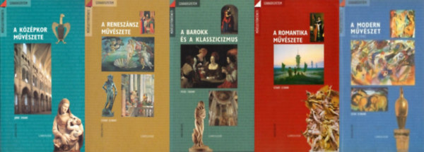 5 db a M�v�szett�rt�neti Szabadegyetem sorozatb�l: 1. A k�z�pkor m�v�szete + 2. A renesz�nsz m�v�szete + 3. A barokk �s a klasszicizmus + 4. A romantika m�v�szete + 6. A modern m�v�szet 1905-1945