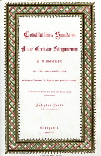 Constitutiones Synodales Almae Ecclesiae Strigoniensis