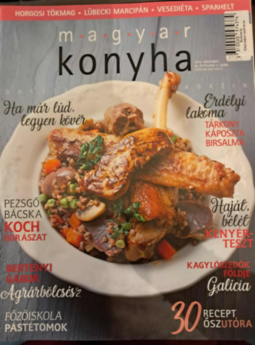 Magyar Konyha Gasztronmiai Magazin - 2018. november 42. vfolyam 11. szm - 30 recept szutra