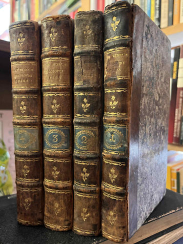 L. Annaei Senecae Philosophi opera. I-IV.  (teljes) 1782