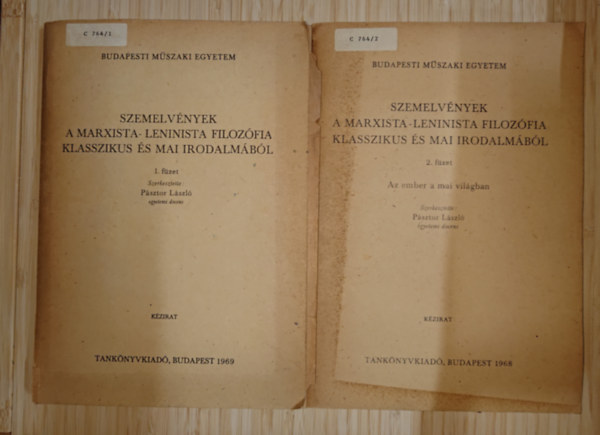 P�sztor L�szl� - Szemelv�nyek a marxista-leninista filoz�fia klasszikus �s mai irodalm�b�l