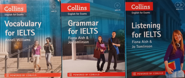Collins English for Exams : Listening for IELTS with CD + Grammars for IELTS with CD + Vocabulary for IELTS  with CD (3 m))