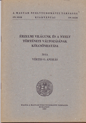 rzelmi vilgunk s a nyelv trtneti vltozsnak klcsnhatsa