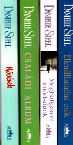 4 db Danielle Steel (Csaldi album + Meghallgatott imdsgok + Ellenllhatatlan erk + Nvrek )