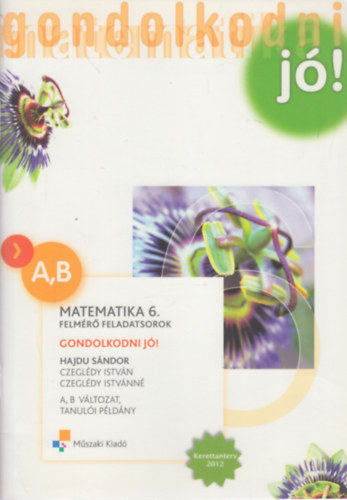 Dr. Czegldy Istvn; Czegldy Istvnn; Dr. Hajdu Sndor - Matematika 6. -Felmr feladatsorok - A, B vltozat, tanuli pldny