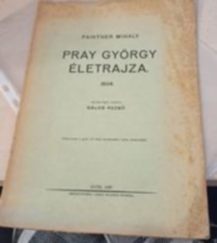 Pray Gyrgy letrajza