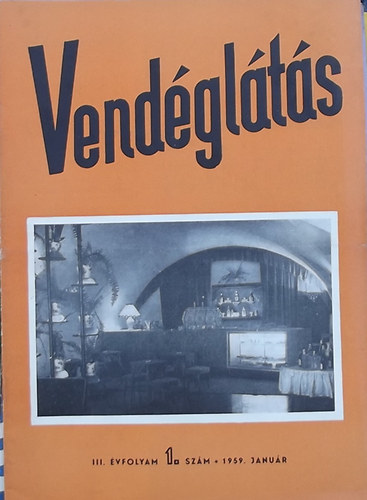 Vendglts III. vfolyam 1. szm (1959)