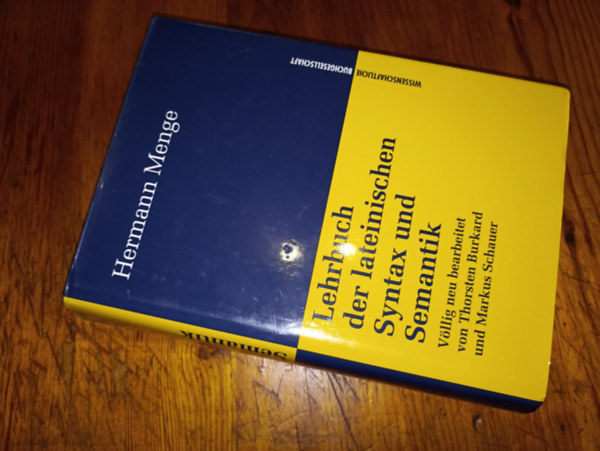 Lehrbuch der lateinischen syntax und semantik