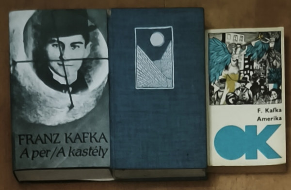 Franz Kafka - 4db Franz Kafka mű (4 mű 3 kötetben) - Amerika, Elbeszélések, A per/A kastély