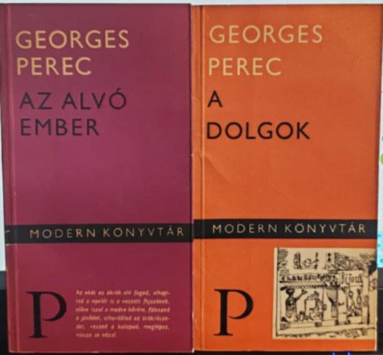 Georges Perec knyvcsomag