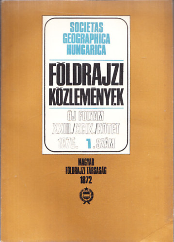 Fldrajzi kzlemnyek 1975/1.
