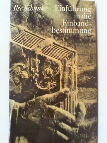 Einfhrung in die Einbandbestimmung