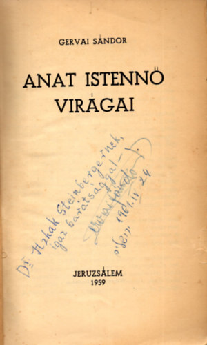 Anat istenn virgai (dediklt)