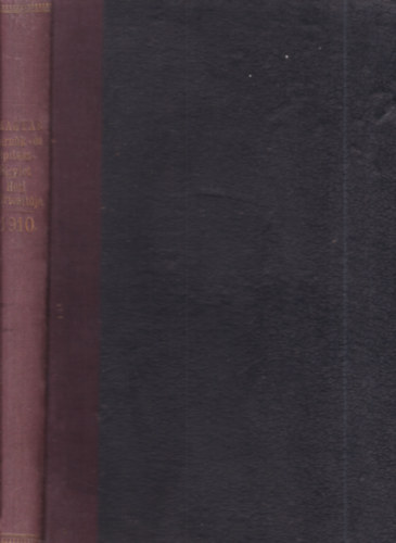 A Magyar Mrnk- s ptsz-Egylet heti rtestje 1910-es vfolyam 1-42. szmok (Teljes vfolyam, egybektve)