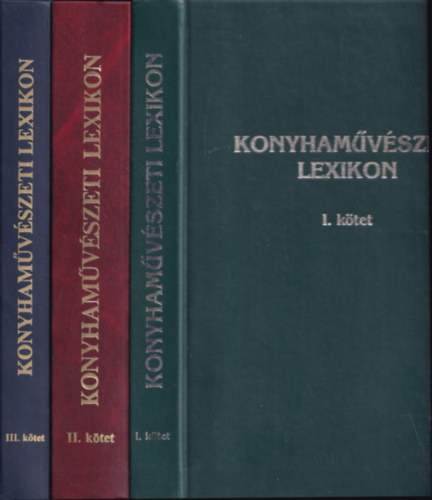 Konyham�v�szeti lexikon I-III. (dedik�lt)