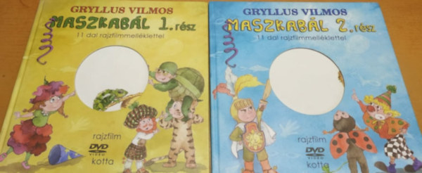 Gryllus Vilmos - Maszkab�l 1. r�sz + 2. r�sz (2 k�tet) - DVD mell�klet n�lk�l!