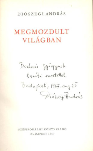 Megmozdult vilgban