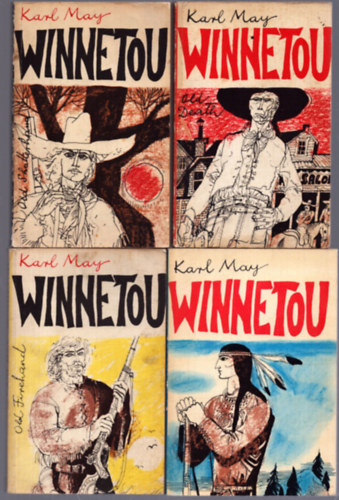 Karl May - Winnetou 1-4. (Old Shatterhand - Old Death - Old Firehand - Winnetou) - Teljes m