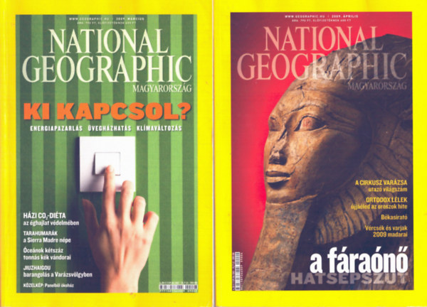 4 db National Geographic 2009/3 + 2009/4 + 2011/9 + 2012/7
