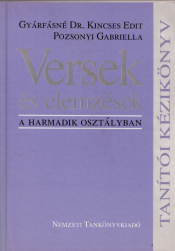 Versek �s elemz�sek - a harmadik oszt�lyban