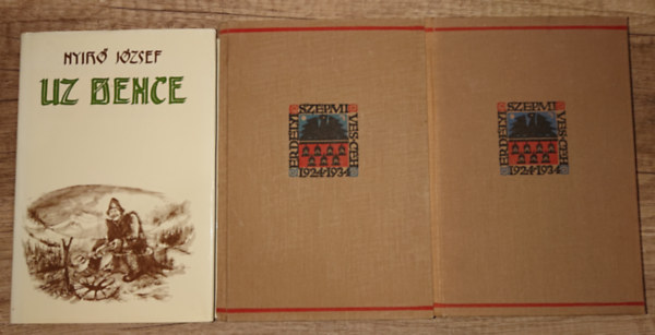 2 k�tet Ny�r� J�zseft�l �s egy aj�nd�k Erd�lyi Sz�pm�ves kiadv�ny Bal�zs Ferenct�l: Uz Bence, A sib�i b�l�ny +Z�ld �rv�z
