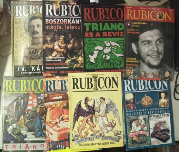 8 db RUBICON folyirat: 1998/4-5 +1992/6 +2004/8-9 +2001/8-9 +2006/8 +2005/6 +2005/7 +2004/10