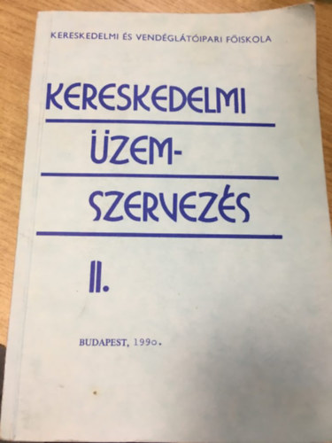 Kereskedelmi zemszervezs II.