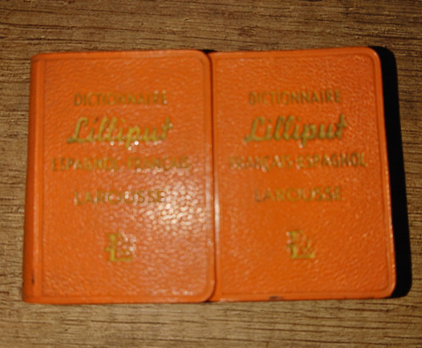 2 db Liliput sz�t�r: Dictionnaire Lilliput - Francais-Espagnol + Dictionnaire Lilliput - Espagnol-Francais