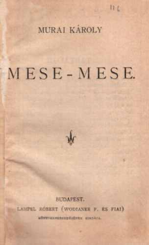 Mese-mese ( 1899  Magyar Knyvtr sorozat )