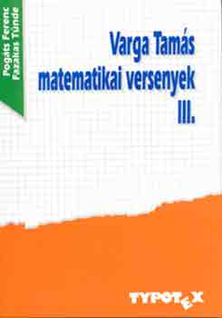 Varga Tams matematikai versenyek 3.