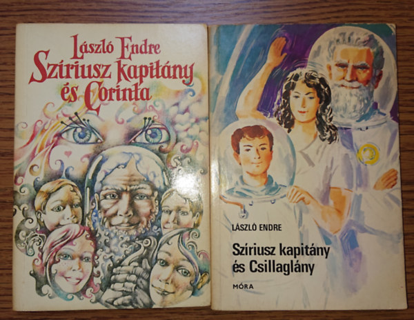 2 knyv Lszl Endre Szriusz kapitny cm sorozatbl: Szriusz kapitny s Corinta, Szriuszkapitny s Csillaglny