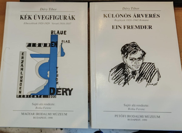 2 db Dry Archvum: Kk vegfigurk (Elbeszlsek 1920-1929, Versek 1916-1937) + Klns rvers (Regnyek 1920-1942 Romane)