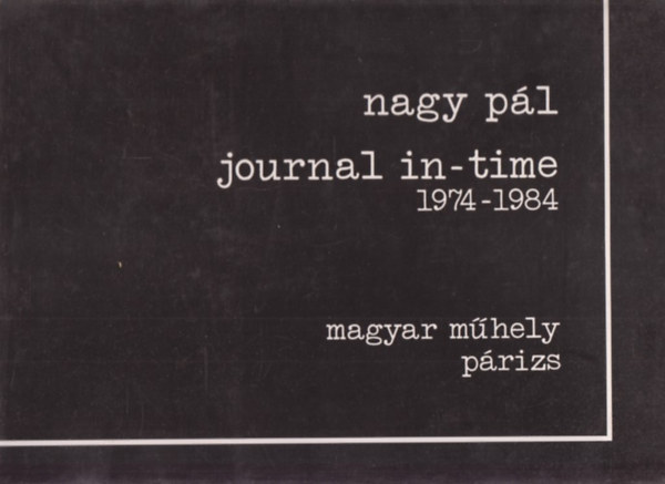 Journal in-time 1974-1984