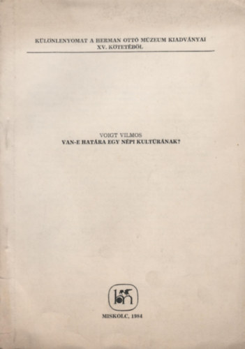 Van-e hat�ra egy n�pi kult�r�nak?