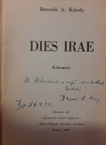 Berczeli A Kroly (nzelm) - Dies Irae