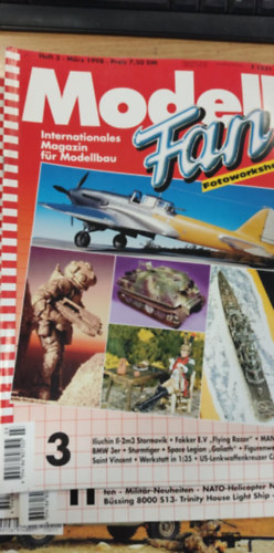 Modell Fan március 1998- német nyelvű makettező újság