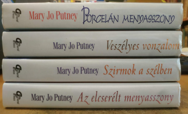 Mary Jo Putney - 4 db Mary Jo Putney: Az elcser�lt menyasszony + Porcel�n menyasszony + Szirmok a sz�lben + Vesz�lyes vonzalom