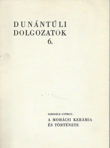 A moh�csi ker�mia �s t�rt�nete