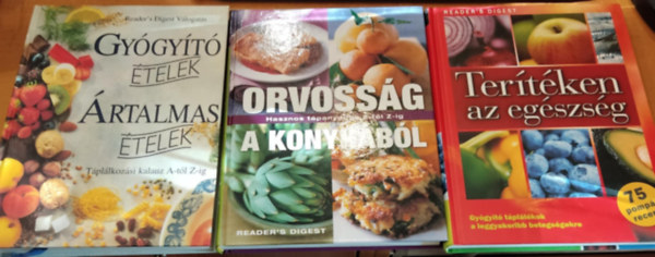 3 db Orvossg a konyhbl + Gygyt telek, rtalmas telek + Tertken az egszsg