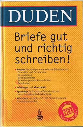Duden - Briefe gut und richtig schreiben!