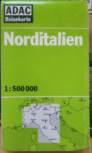 ADAC: Reisekarte - Norditalien 1:500.000