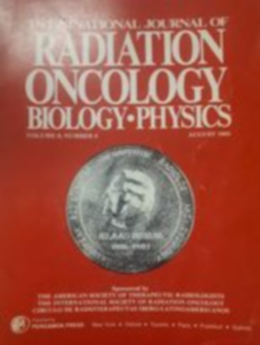 International Journal of Radiation Oncology - biology, physics (vol 9. no.8.)