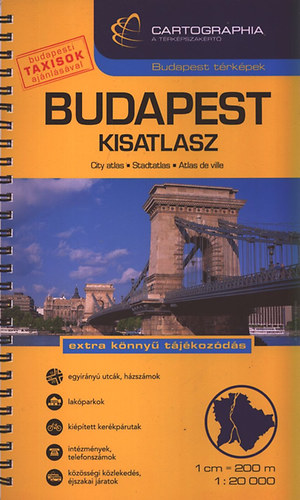 Budapest kisatlasz 1: 20 000