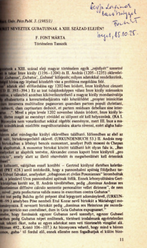 Kiket neveztek gubatusnak a XIII. szzad elejn? (dediklt)