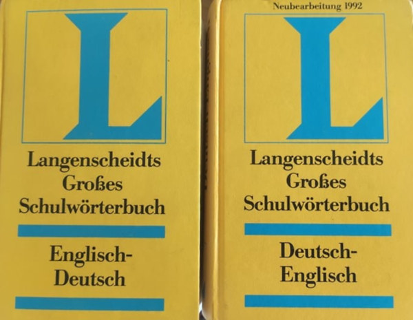Langenscheidts Groes Schulwrterbuch, Englisch-Deutsch, Deutsch-Englisch