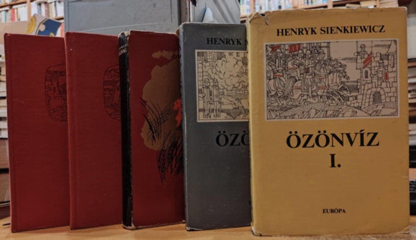 3 db. Sienkiewicz regny 5 ktetben (A Kislovag + Tzzel-vassal I-II. + znvz I-II.)