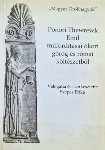 Ponori Thewrewk Emil mfordtsai kori grg s rmai kltszetbl