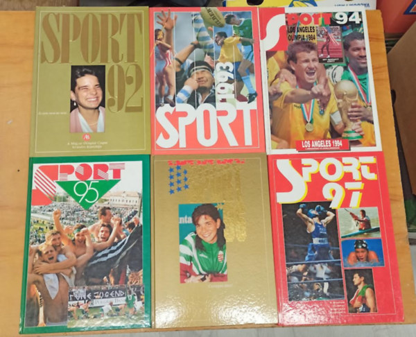 6 db Sport album: 1992 +1993 +1994 +1995 +1996 +1997